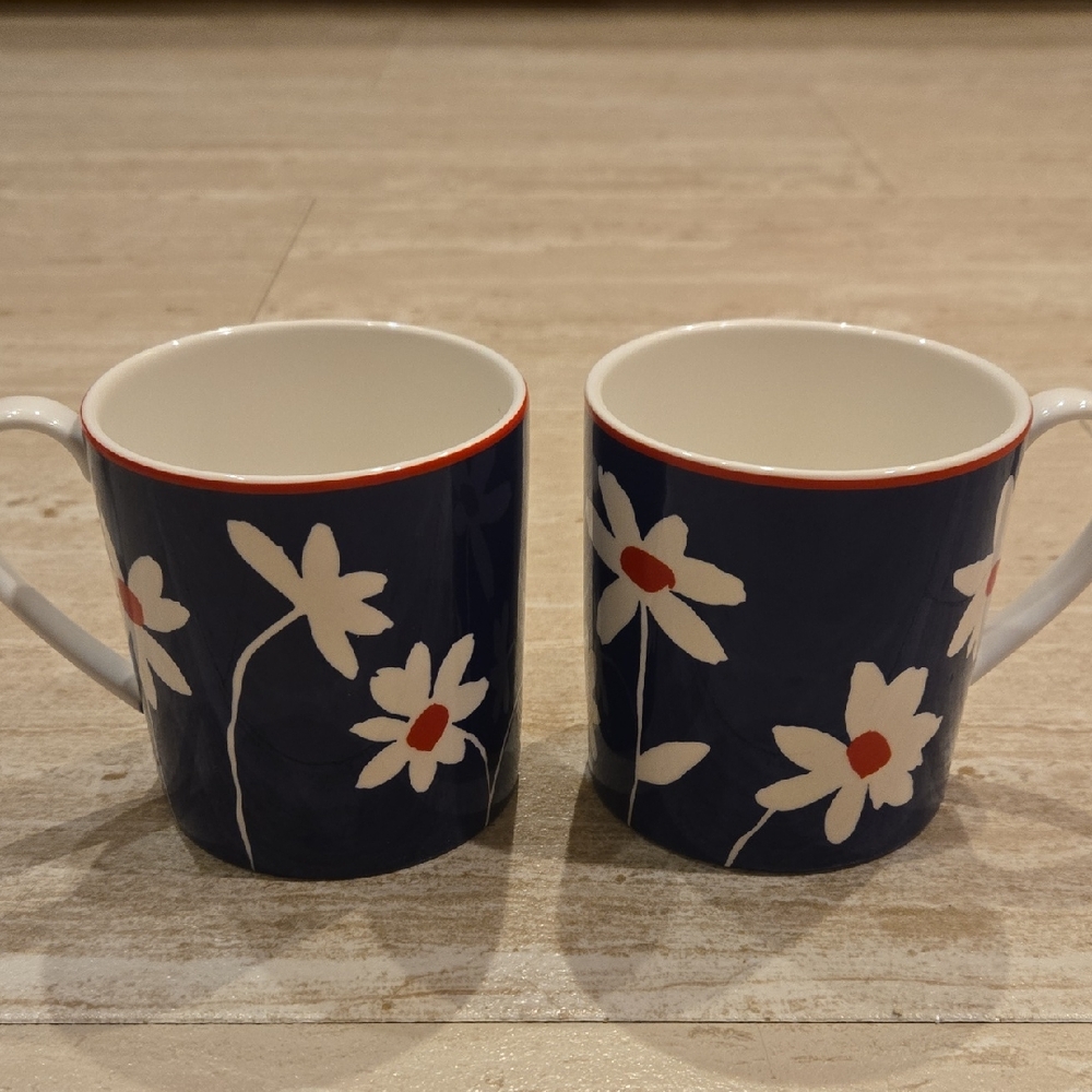 Kate Spade New York Set of Two Wickford Collection Belleville Pond Lenox Mugs